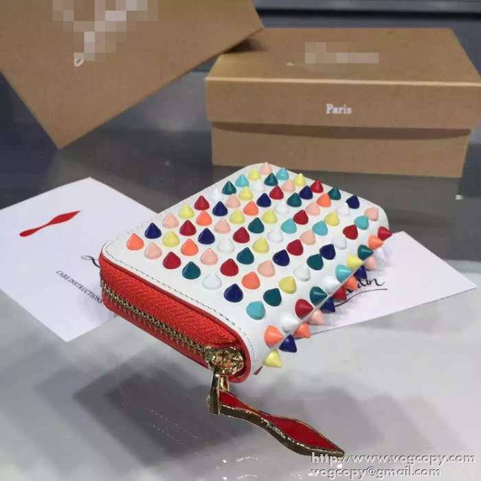 上品上質な 2015 Christian Louboutinクリスチャンルブタン 人気販売　財布 ファスナー　カードケース 多色選択