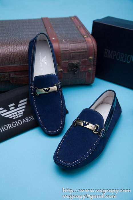 完売品　2015 ARMANI アルマーニ 履き心地抜群 カジュアルシューズ