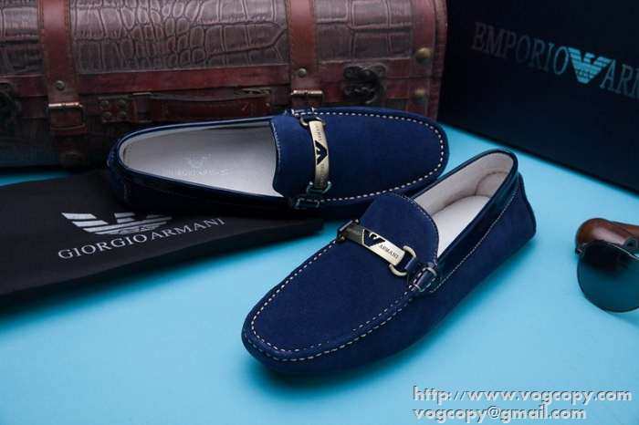 完売品　2015 ARMANI アルマーニ 履き心地抜群 カジュアルシューズ