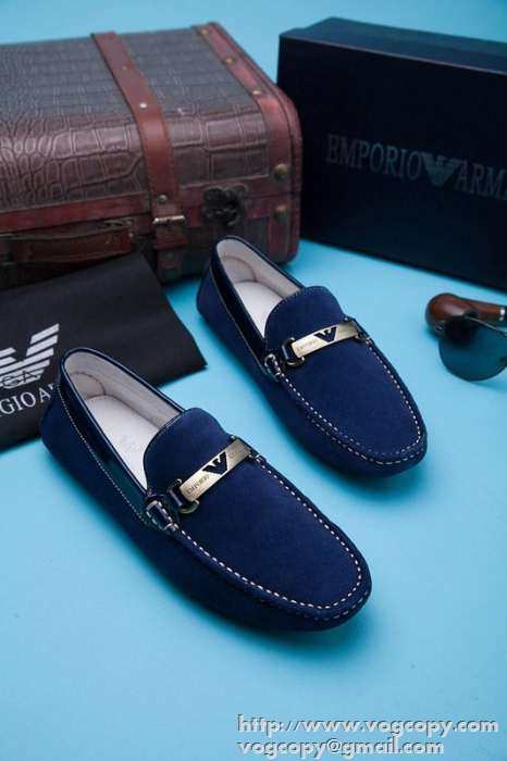 完売品　2015 ARMANI アルマーニ 履き心地抜群 カジュアルシューズ