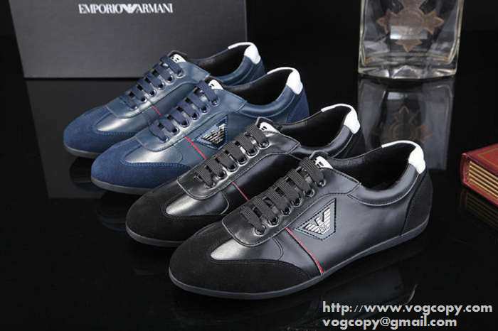 目を引くデザイン　 2015 ARMANI アルマーニ スニーカー 汚れしにくい 2色可選