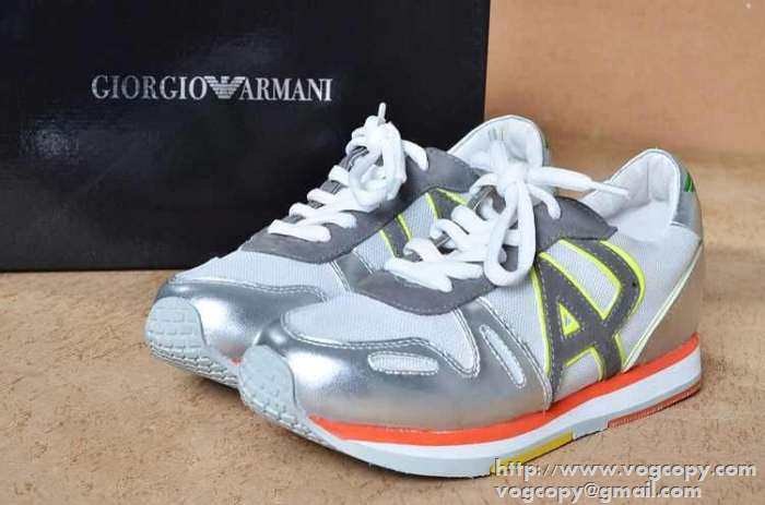 優雅　 2015 ARMANI アルマーニ ブランド コピー 安心　スニーカー 2色可選