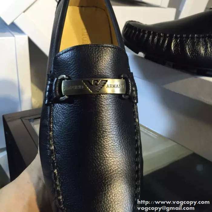 超人気　 2015ARMANI アルマーニ 完売　カジュアルシューズ 4色可選 フルグレインレザー