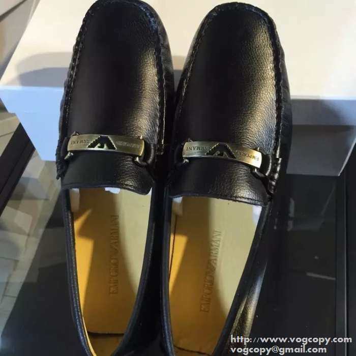 超人気　 2015ARMANI アルマーニ 完売　カジュアルシューズ 4色可選 フルグレインレザー