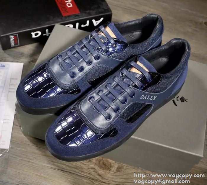 カジュアルすぎず　 2015秋冬 BALLY バリー 疲れにくいランニングシューズ 2色可選