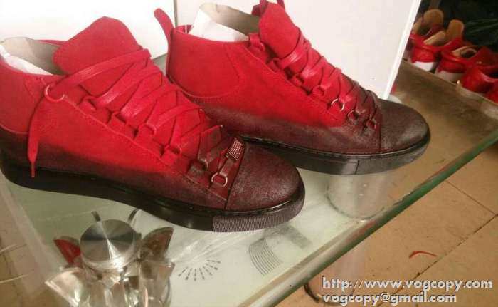 編みが魅力満点！2015 BALENCIAGA バレンシアガ ハイトップシューズ 独特なデザイン