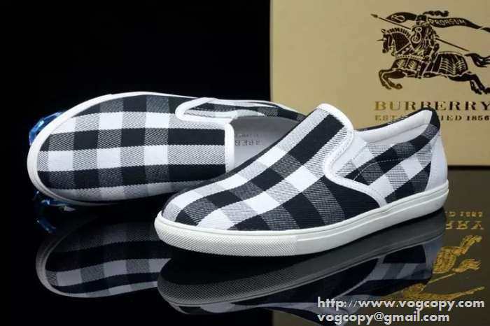 柔軟性満点 2015 BURBERRY バーバリー スリップオン 抗菌、防臭加工