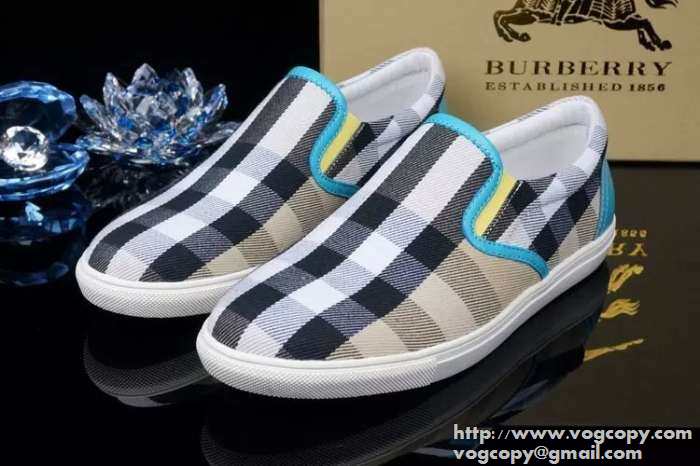 柔軟性満点 2015 BURBERRY バーバリー スリップオン 抗菌、防臭加工