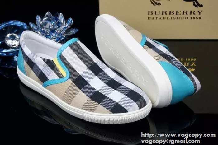 柔軟性満点 2015 BURBERRY バーバリー スリップオン 抗菌、防臭加工