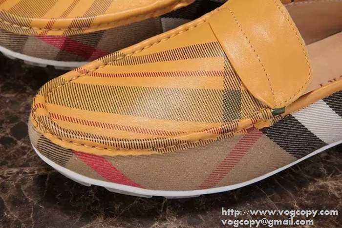 最旬アイテム　2015 BURBERRY バーバリー カジュアルシューズ 柔らかい質感