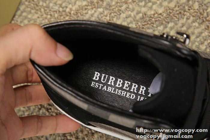 お買い得 2015秋冬 BURBERRY バーバリー 値下げる商品　ハイトップシューズ 2色可選