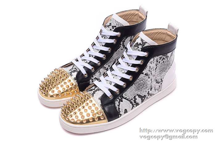 新作 2015 Christian Louboutinクリスチャンルブタン美脚効果 ハイトップシューズ