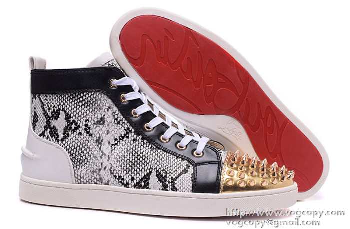 新作 2015 Christian Louboutinクリスチャンルブタン美脚効果 ハイトップシューズ