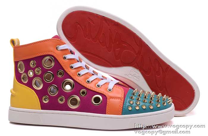 エレガンスな雰囲気　2015 Christian Louboutinクリスチャンルブタン 抜群　ハイトップシューズ