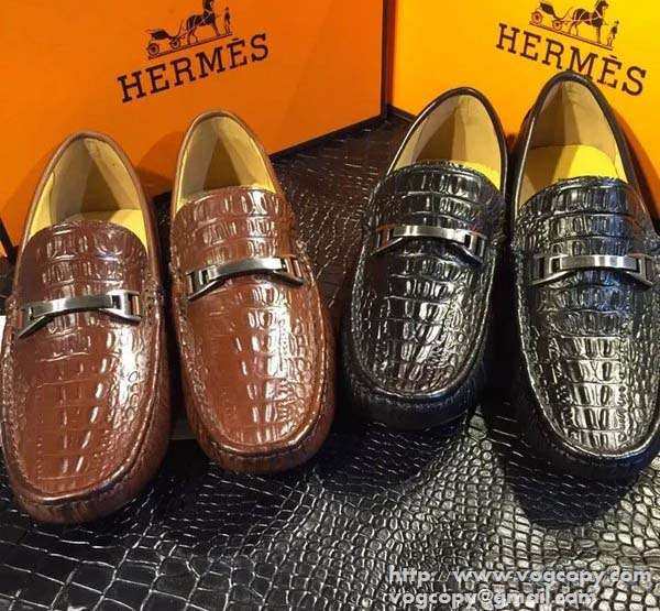 ファッションなデザイン 2015 HERMES エルメス 上質　カジュアルシューズ 2色可選