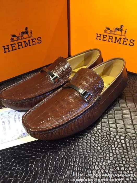 ファッションなデザイン 2015 HERMES エルメス 上質　カジュアルシューズ 2色可選