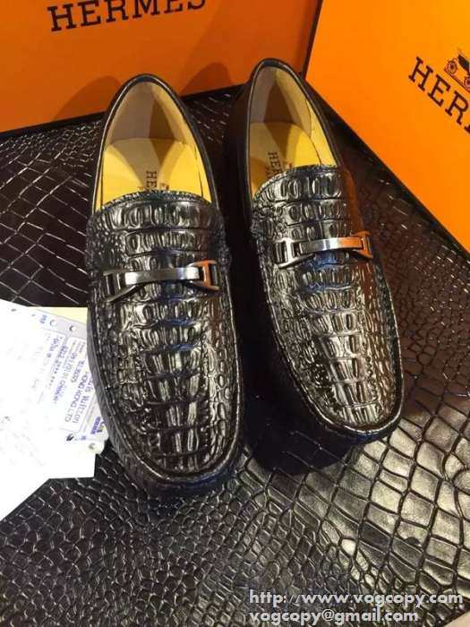ファッションなデザイン 2015 HERMES エルメス 上質　カジュアルシューズ 2色可選