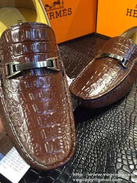 ファッションなデザイン 2015 HERMES エルメス 上質　カジュアルシューズ 2色可選