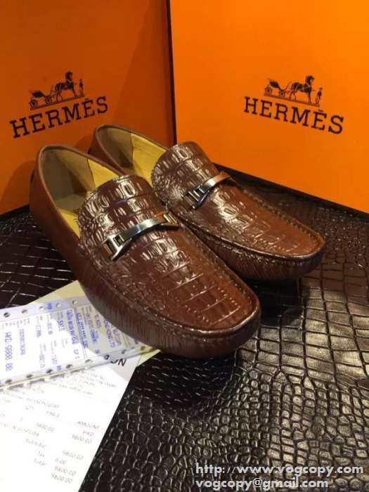 ファッションなデザイン 2015 HERMES エルメス 上質　カジュアルシューズ 2色可選