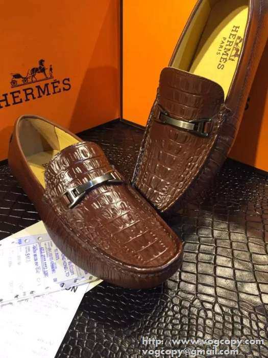 ファッションなデザイン 2015 HERMES エルメス 上質　カジュアルシューズ 2色可選