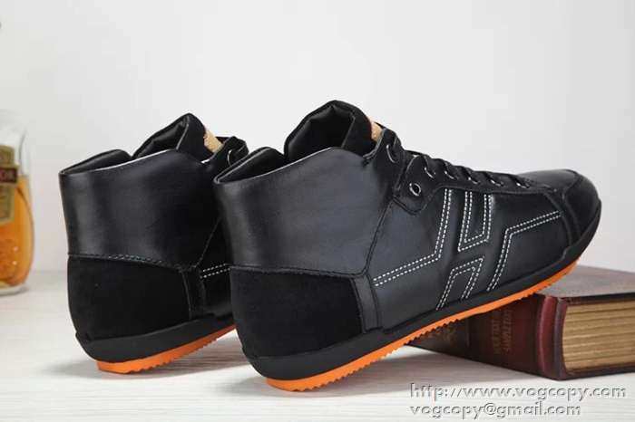 爆款 2015 HERMES エルメス 上質　ハイカットスニーカー 2色可選
