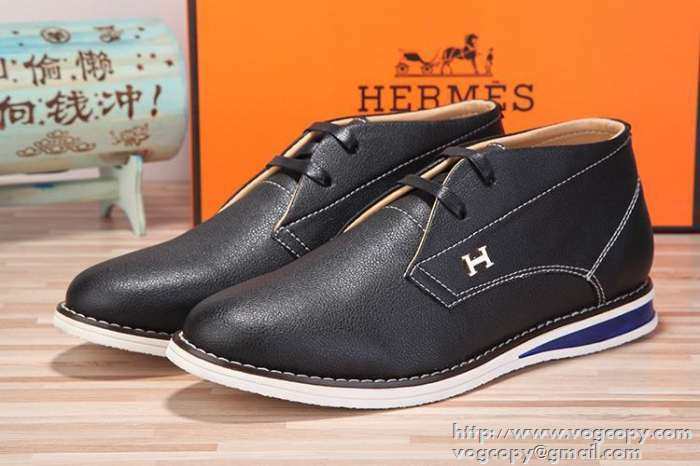 個性的な印象 2015HERMES エルメス 柔らかいインソールでハイカットスニーカー 4色可選