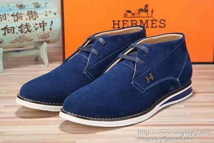 個性的な印象 2015HERMES エルメス 柔らかいインソールでハイカットスニーカー 4色可選