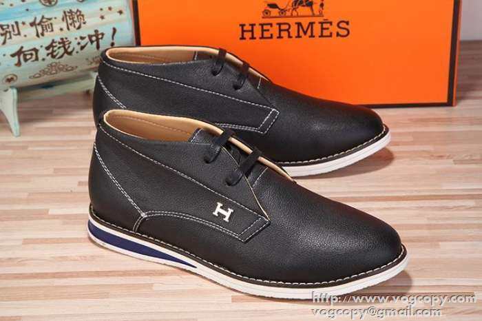個性的な印象 2015HERMES エルメス 柔らかいインソールでハイカットスニーカー 4色可選