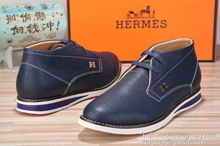 個性的な印象 2015HERMES エルメス 柔らかいインソールでハイカットスニーカー 4色可選