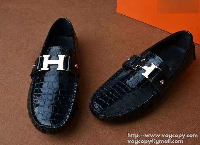 新作　 2015 HERMES エルメス 高級感があり上品な　カジュアルシューズ 2色可選
