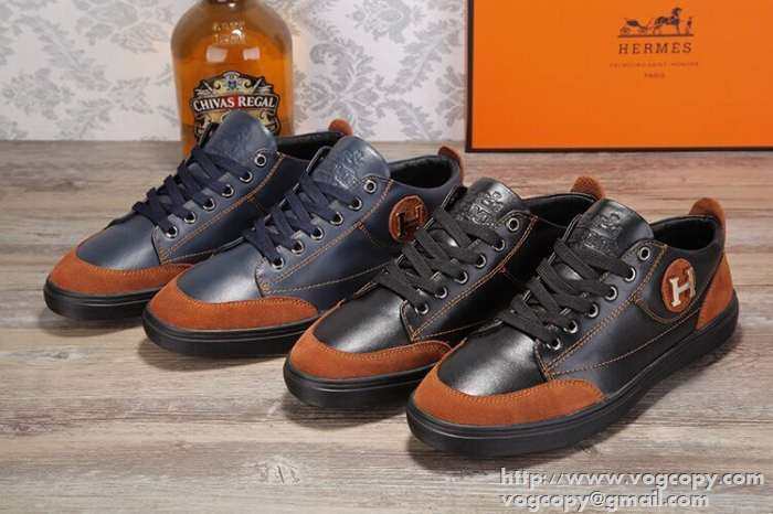 柔らかなで味わい　2015 HERMES エルメス 注目　ランニングシューズ 2色可選