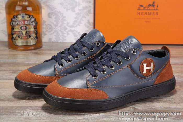柔らかなで味わい　2015 HERMES エルメス 注目　ランニングシューズ 2色可選