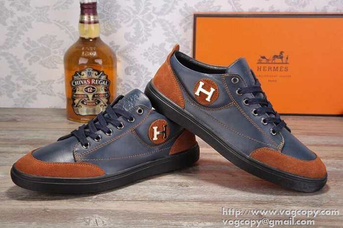 柔らかなで味わい　2015 HERMES エルメス 注目　ランニングシューズ 2色可選