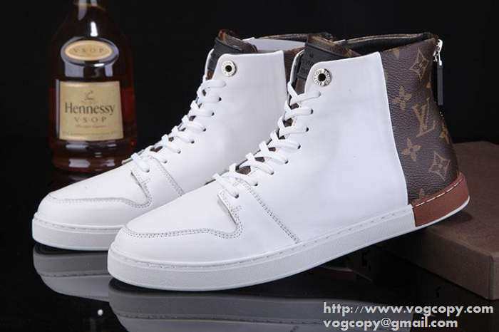 完売　 2015 LOUIS VUITTON ルイ ヴィトン 上品さと高級感を漂わせ　ハイカットスニーカー 3色可選