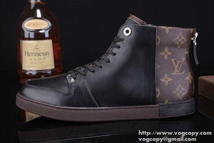 完売　 2015 LOUIS VUITTON ルイ ヴィトン 上品さと高級感を漂わせ　ハイカットスニーカー 3色可選