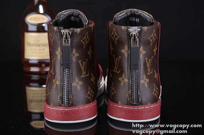 完売　 2015 LOUIS VUITTON ルイ ヴィトン 上品さと高級感を漂わせ　ハイカットスニーカー 3色可選