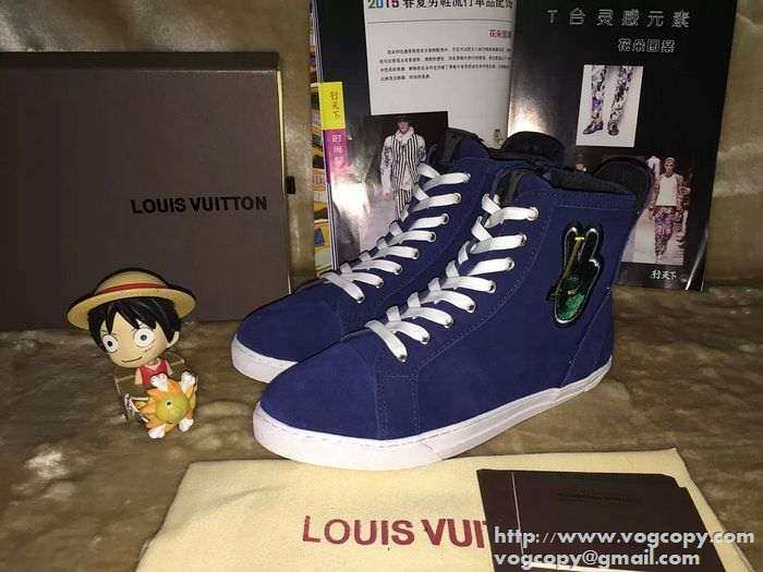 美品　完売　2015 LOUIS VUITTON ルイ  履き心地抜群　ハイカットスニーカー 3色可選