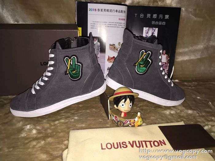 美品　完売　2015 LOUIS VUITTON ルイ  履き心地抜群　ハイカットスニーカー 3色可選
