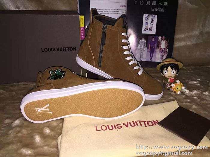 美品　完売　2015 LOUIS VUITTON ルイ  履き心地抜群　ハイカットスニーカー 3色可選