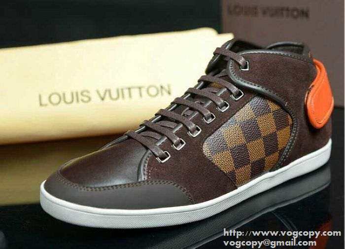 プレゼントに　2015 LOUIS VUITTON ルイ ヴィトン 値下げ　ハイカットスニーカー 2色可選
