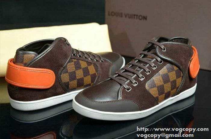 プレゼントに　2015 LOUIS VUITTON ルイ ヴィトン 値下げ　ハイカットスニーカー 2色可選