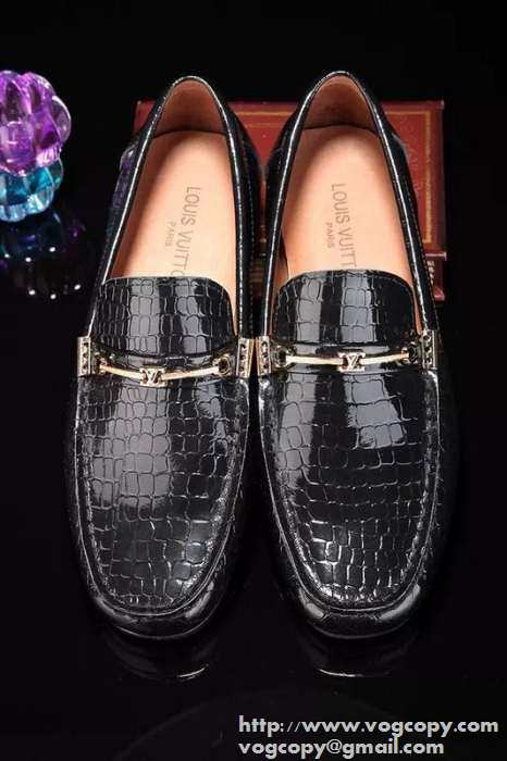完売　美品　 2015 LOUIS VUITTON ルイ ヴィトン存在感がある　 ビジネスシューズ 2色可選 