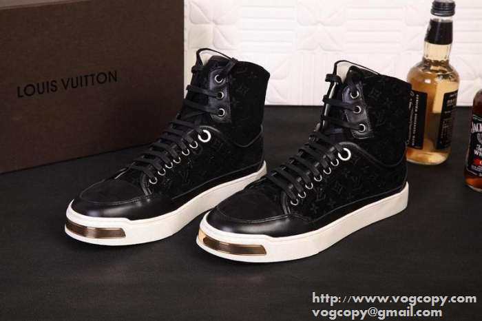 完売 2015 LOUIS VUITTON ルイ ヴィトン お洒落　ハイカットスニーカー 3色可選