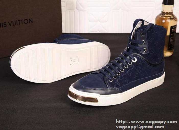 完売 2015 LOUIS VUITTON ルイ ヴィトン お洒落　ハイカットスニーカー 3色可選