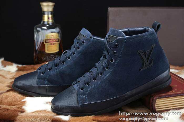 愛用　2015  LOUIS VUITTON ルイ ヴィトン ファッションなハイカットスニーカー 2色可選