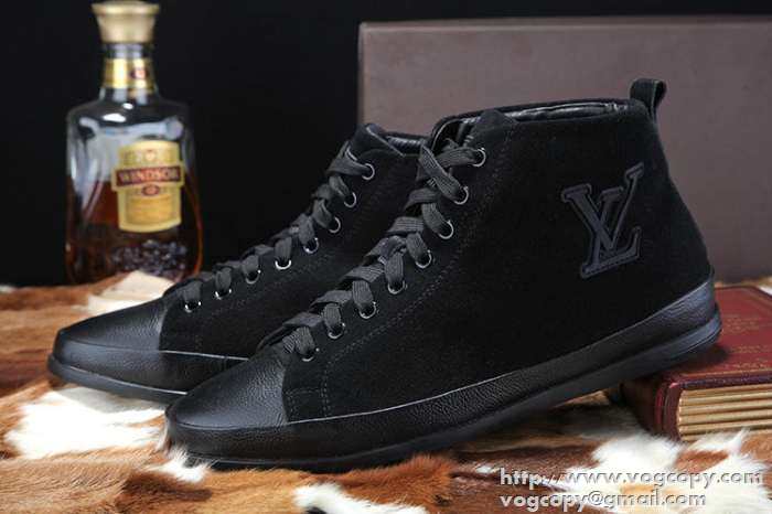 愛用　2015  LOUIS VUITTON ルイ ヴィトン ファッションなハイカットスニーカー 2色可選