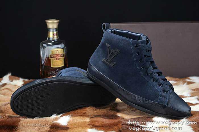 愛用　2015  LOUIS VUITTON ルイ ヴィトン ファッションなハイカットスニーカー 2色可選
