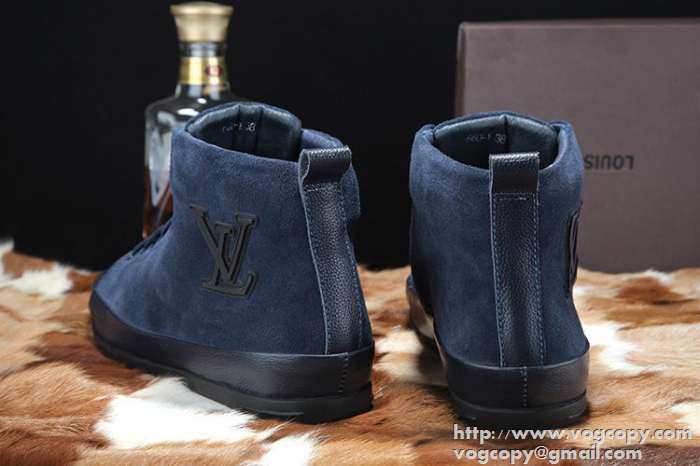 愛用　2015  LOUIS VUITTON ルイ ヴィトン ファッションなハイカットスニーカー 2色可選