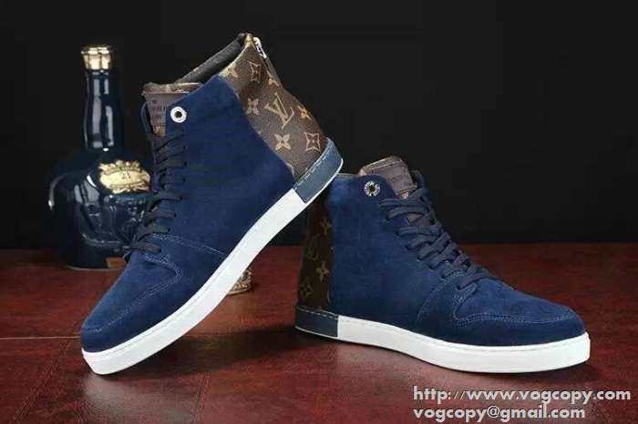 人気販売　2015　 LOUIS VUITTON ルイ ヴィトン クッション性抜群　ハイカットスニーカー 3色可選