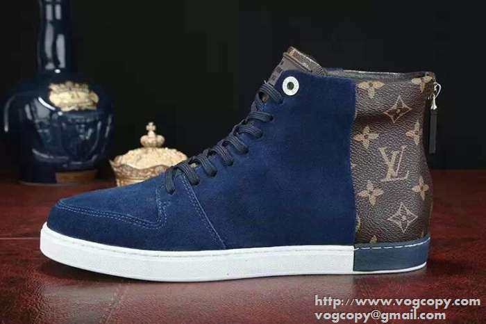 人気販売　2015　 LOUIS VUITTON ルイ ヴィトン クッション性抜群　ハイカットスニーカー 3色可選